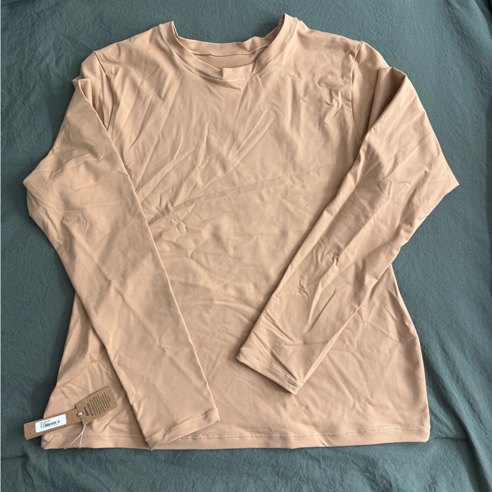 SKIMS SWIM LONG-SLEEVE TOP